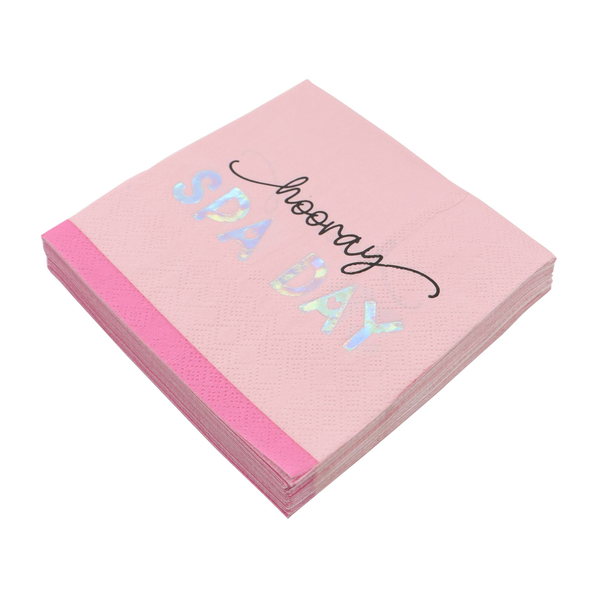 24 Packs: 20 ct. (480 total) Spa Day Beverage Napkins by Celebrate It™